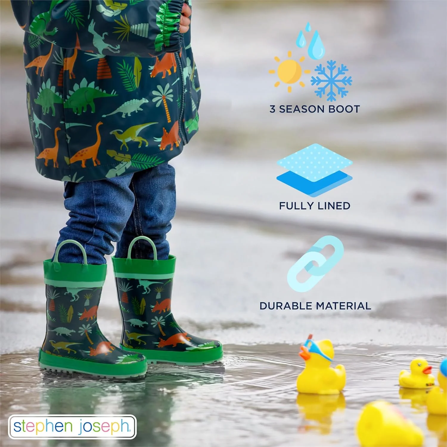 کفش بارانی پسرانه استیفن جوزف مدل SJ8801