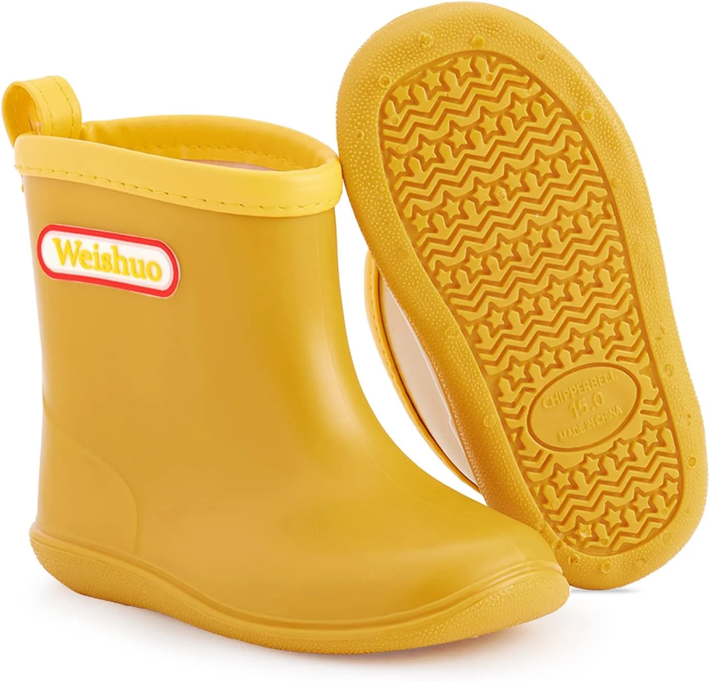 چکمه های پلاستیکی بچه گانه ضد آب و لغزش برای پسران و دختران، چکمه های بارانی نرم پی وی سی برای کودکان نوپا