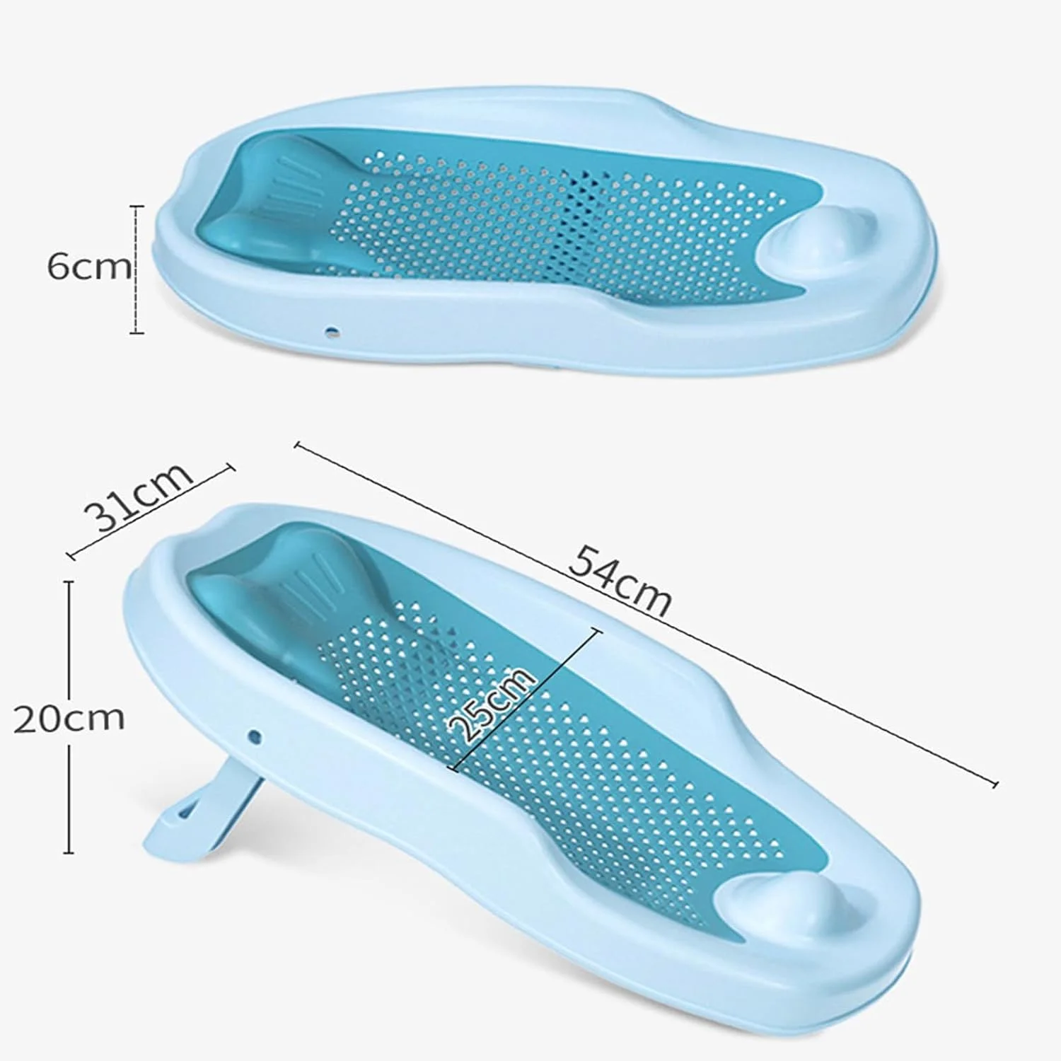 وان حمام تاشو کودک BAOLY مناسب نوزادان 0-12 ماهه، صندلی حمام نوزاد با کف ضد لغزش، تکیه گاه دوش صندلی حمام کودک با قابلیت تنفس، تشک حمام نگهدارنده خوابیده کودک (آبی) وان حمام تاشو کودک BAOLY مناسب نوزادان 0-12 ماهه، صندلی حمام نوزاد با کف ضد لغزش، تکیه گاه دوش صندلی حمام کودک با قابلیت تنفس، تشک حمام نگهدارنده خوابیده کودک (آبی)