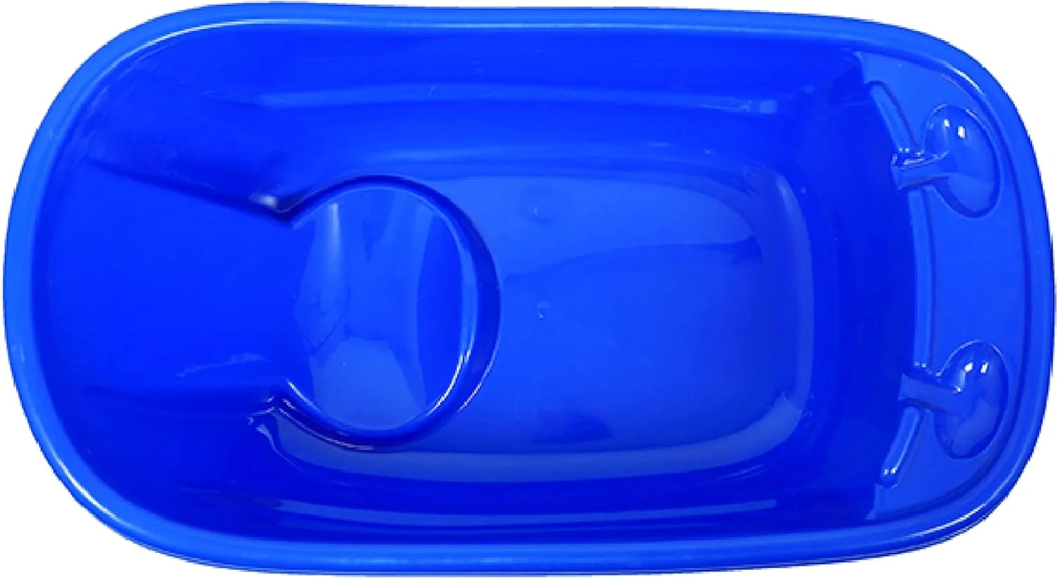 وان حمام کودک Esqube، وان حمام کودک ساخته شده از مواد ایمن و ضد لغزش برای نوزاد و کودک نوپا، بدون BPA (آبی)