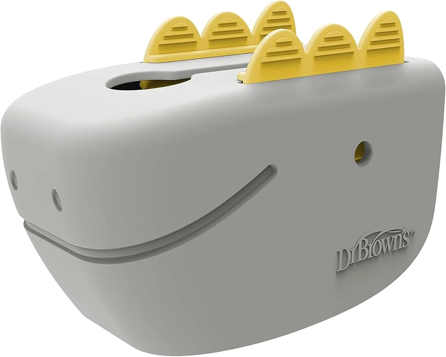 روکش شیر حمام کودک دایناسور نرم دکتر براون، نرم و ایمن برای شیر آب وان، ایمنی وان کودک نوپا برای کودکان، فاقد BPA، پلاستیک خنثی تایید شده