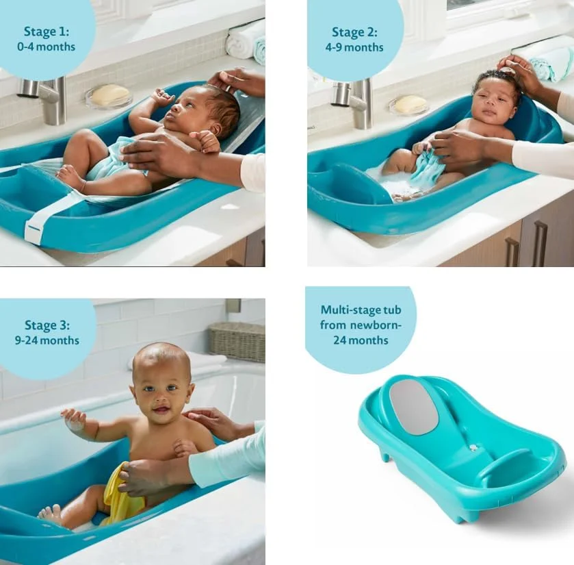 وان حمام کودک از نوزادی تا نوپایی فرست یرز - وان کودک 3 در 1 تبدیل شونده با توری جداشدنی - مناسب برای سنین 0 تا 24 ماه - Sure Comfort - آبی فیروزه ای وان حمام کودک از نوزادی تا نوپایی فرست یرز - وان کودک 3 در 1 تبدیل شونده با توری جداشدنی - مناسب برای سنین 0 تا 24 ماه - Sure Comfort - آبی فیروزه ای