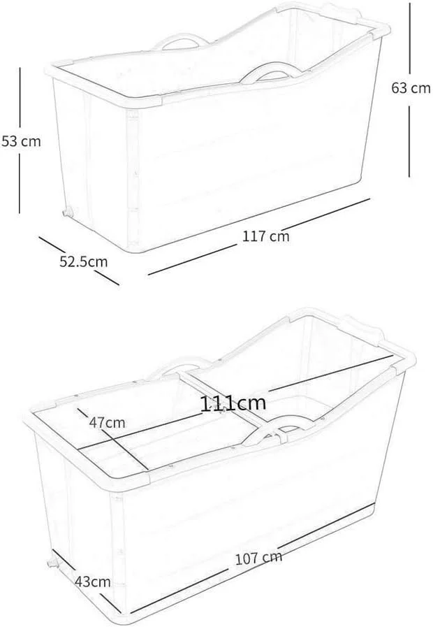 وان حمام پلاستیکی تاشو، چند منظوره و ضخیم، مناسب برای آپارتمان های کوچک یا مسافرت، صورتی و سبز (رنگ: سبز) وان حمام پلاستیکی تاشو، چند منظوره و ضخیم، مناسب برای آپارتمان های کوچک یا مسافرت، صورتی و سبز (رنگ: سبز)