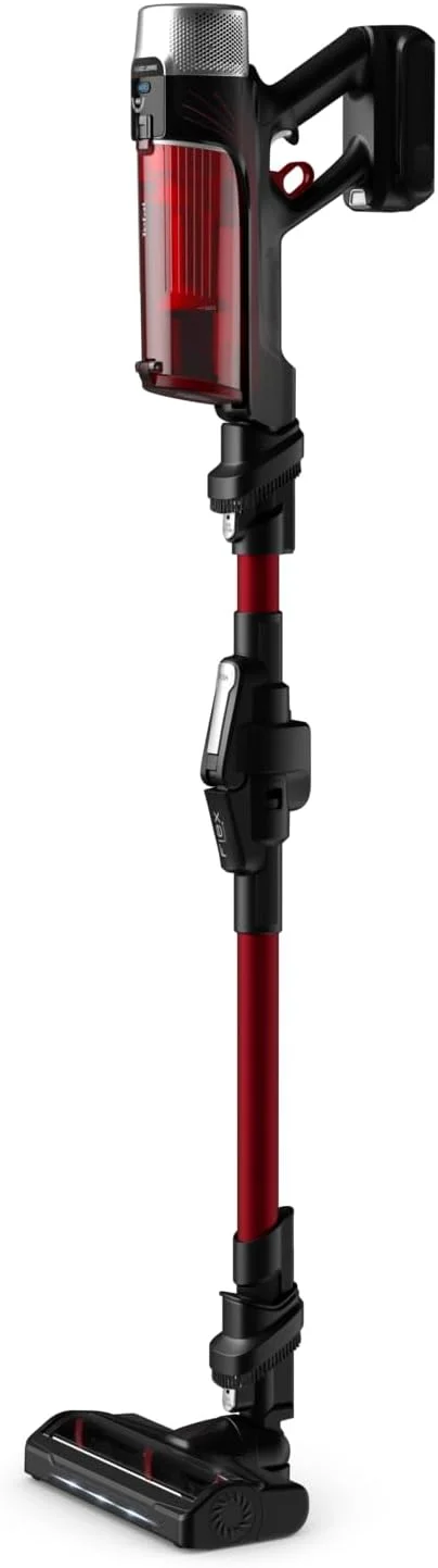 جاروبرقی شارژی تفال مدل X-Force Flex 9.60 | مدل مراقبت از حیوانات خانگی | سیستم لوله انعطاف پذیر | تنظیم خودکار قدرت مکش بر اساس نوع کف | TY2079HO