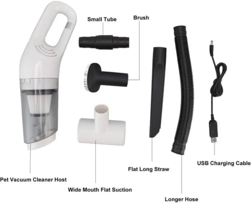 جاروبرقی شارژی 3 در 1 COMFET، چند منظوره، مکش فوق العاده 12000PA، 120 وات، قابل شارژ، فناوری ضد گره خوردگی مو، کم صدا، ایده آل برای فرش، کف سخت، از بین بردن موی حیوانات خانگی، تمیز کردن خودرو