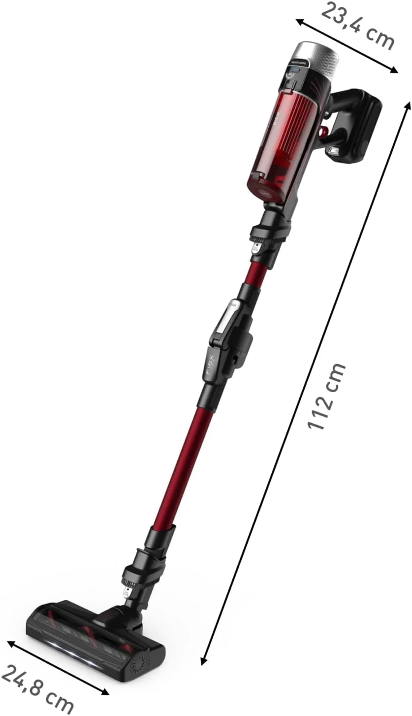 جاروبرقی شارژی تفال مدل X-Force Flex 9.60 | مدل مراقبت از حیوانات خانگی | سیستم لوله انعطاف پذیر | تنظیم خودکار قدرت مکش بر اساس نوع کف | TY2079HO