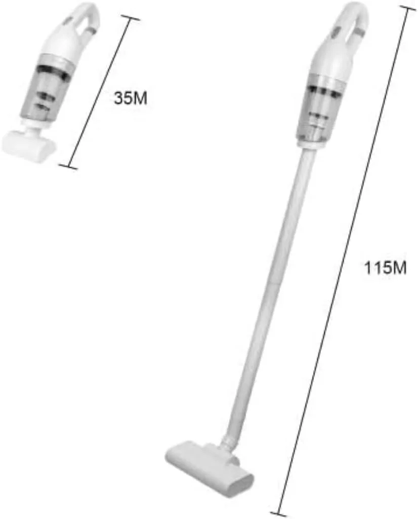 جاروبرقی شارژی 3 در 1 COMFET، چند منظوره، مکش فوق العاده 12000PA، 120 وات، قابل شارژ، فناوری ضد گره خوردگی مو، کم صدا، ایده آل برای فرش، کف سخت، از بین بردن موی حیوانات خانگی، تمیز کردن خودرو