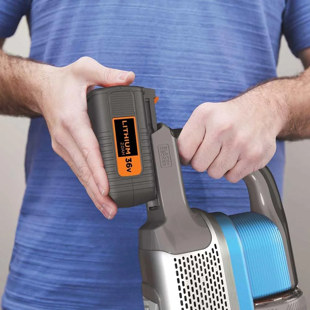 جاروبرقی عصایی شارژی 36 ولت 72 وات Black & Decker 4in1، با باتری لیتیوم-یون 2.0 آمپر ساعت (بازسازی شده)