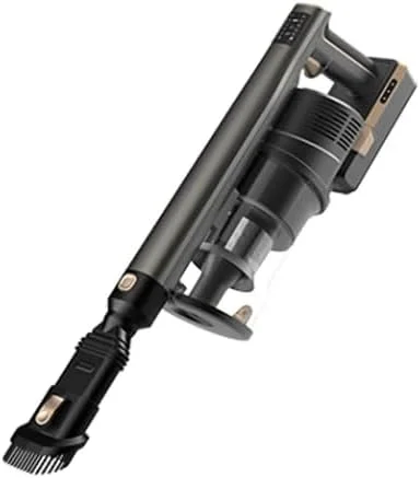 جاروبرقی عصایی شارژی، طراحی سبک وزن با برس موتوری، خاکستری و مشکی