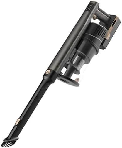 جاروبرقی عصایی شارژی، طراحی سبک وزن با برس موتوری، خاکستری و مشکی