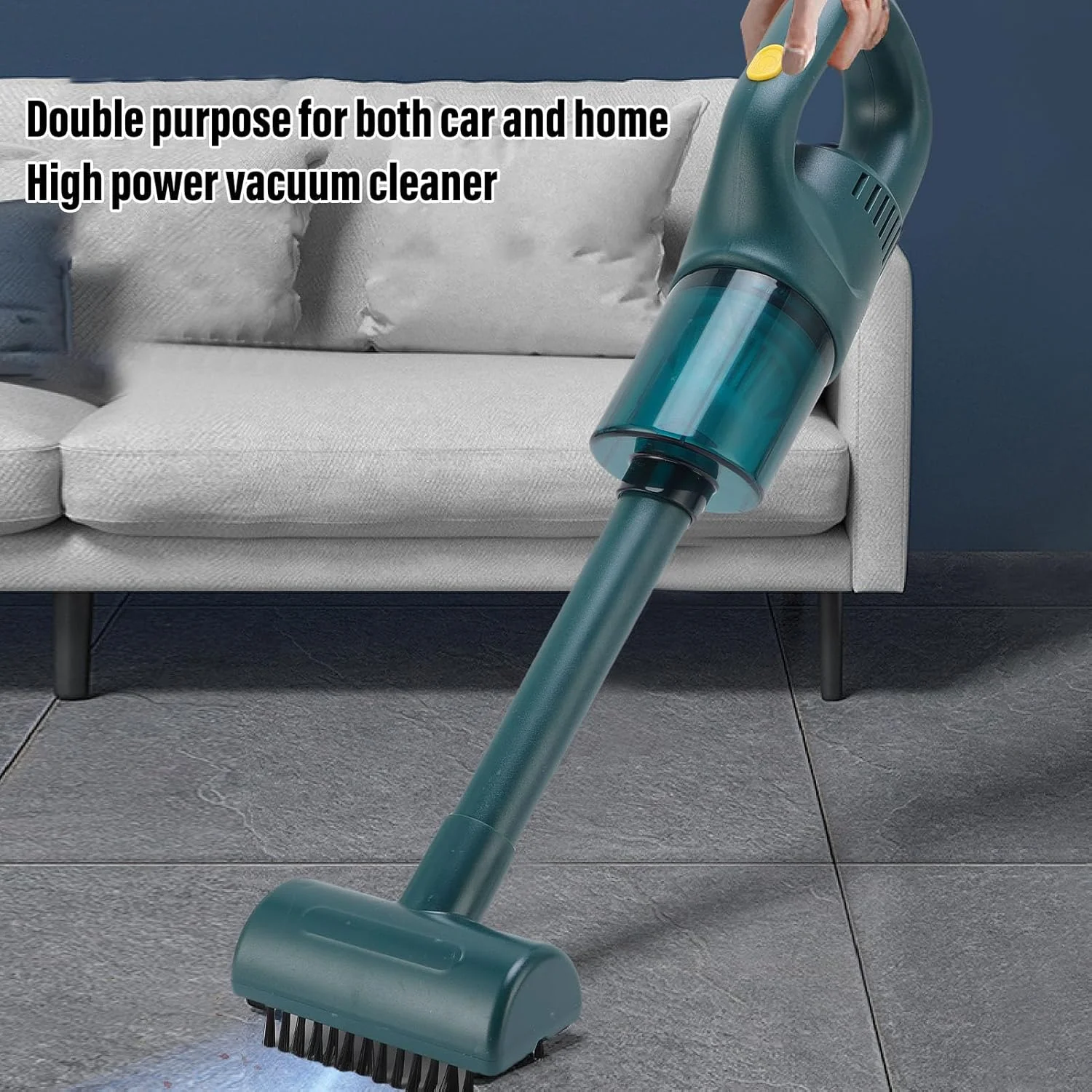 جاروبرقی شارژی، جاروبرقی دستی قابل حمل با مکش قوی، لوازم جانبی داخلی، لوازم خانگی برای کف، فرش، مبلمان، وسایل نقلیه