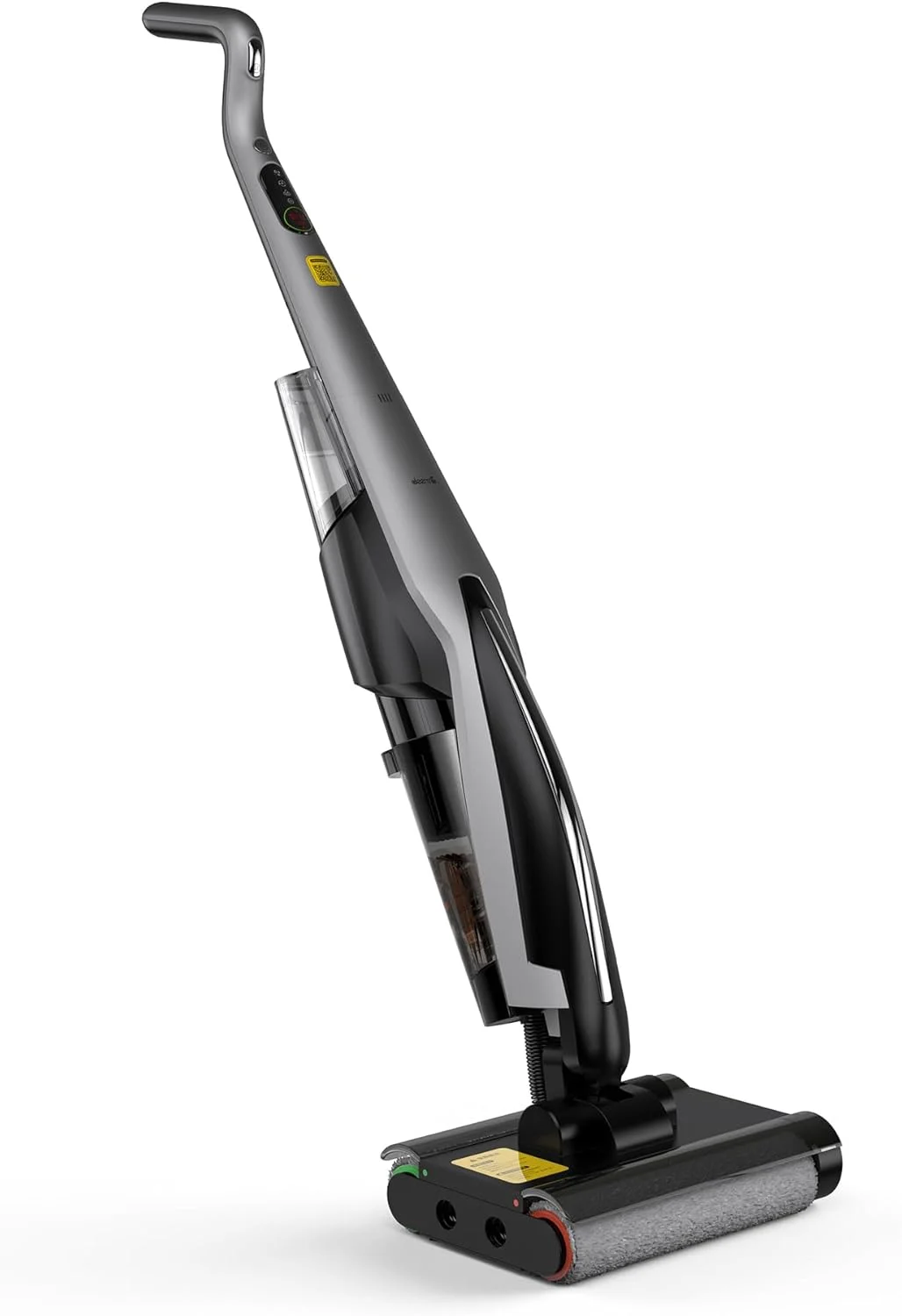 جاروبرقی شارژی دیرما مدل VX96W، جاروبرقی تر و خشک با قدرت مکش 15 کیلو پاسکال، برس دو غلتکی، تمیز کردن خودکار با یک دکمه، مخزن آب تمیز 600 میلی لیتری و مخزن فاضلاب 700 میلی لیتری، باتری 4000 میلی آمپر ساعتی، 160 وات