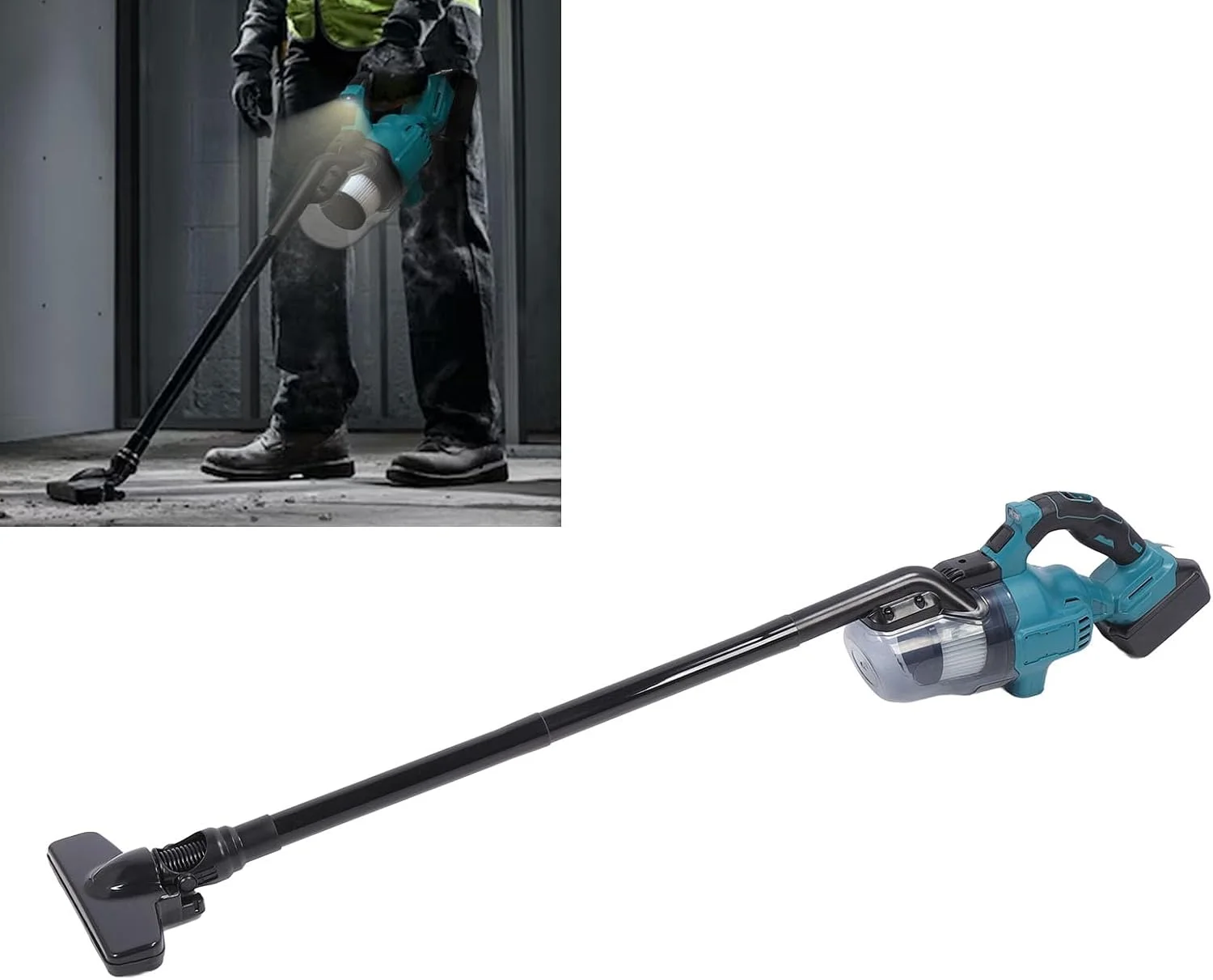 جاروبرقی شارژی YUEHISY، جاروبرقی عصایی قدرتمند 125AW با قابلیت شارژ برای باتری لیتیومی سری BL18، با لوازم جانبی متنوع برای فرش، موکت و خودرو جاروبرقی شارژی YUEHISY، جاروبرقی عصایی قدرتمند 125AW با قابلیت شارژ برای باتری لیتیومی سری BL18، با لوازم جانبی متنوع برای فرش، موکت و خودرو