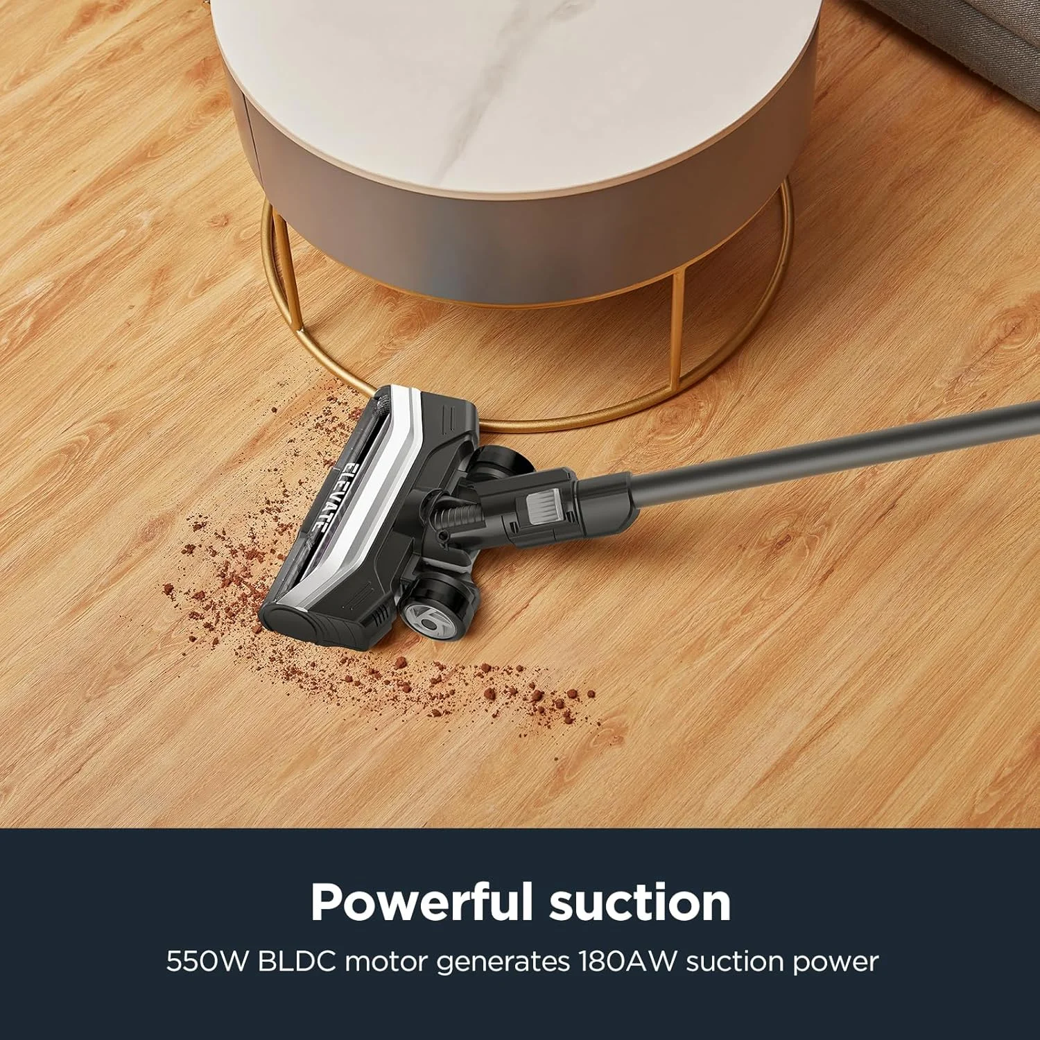 جاروبرقی شارژی یورکا، 550 وات، 60 دقیقه کارکرد، 5 در 1، جاروبرقی بی سیم قدرتمند 19 کیلو پاسکال، با چراغ های LED، مناسب برای خانه، فرش، کف سخت، ماشین و موی حیوانات خانگی