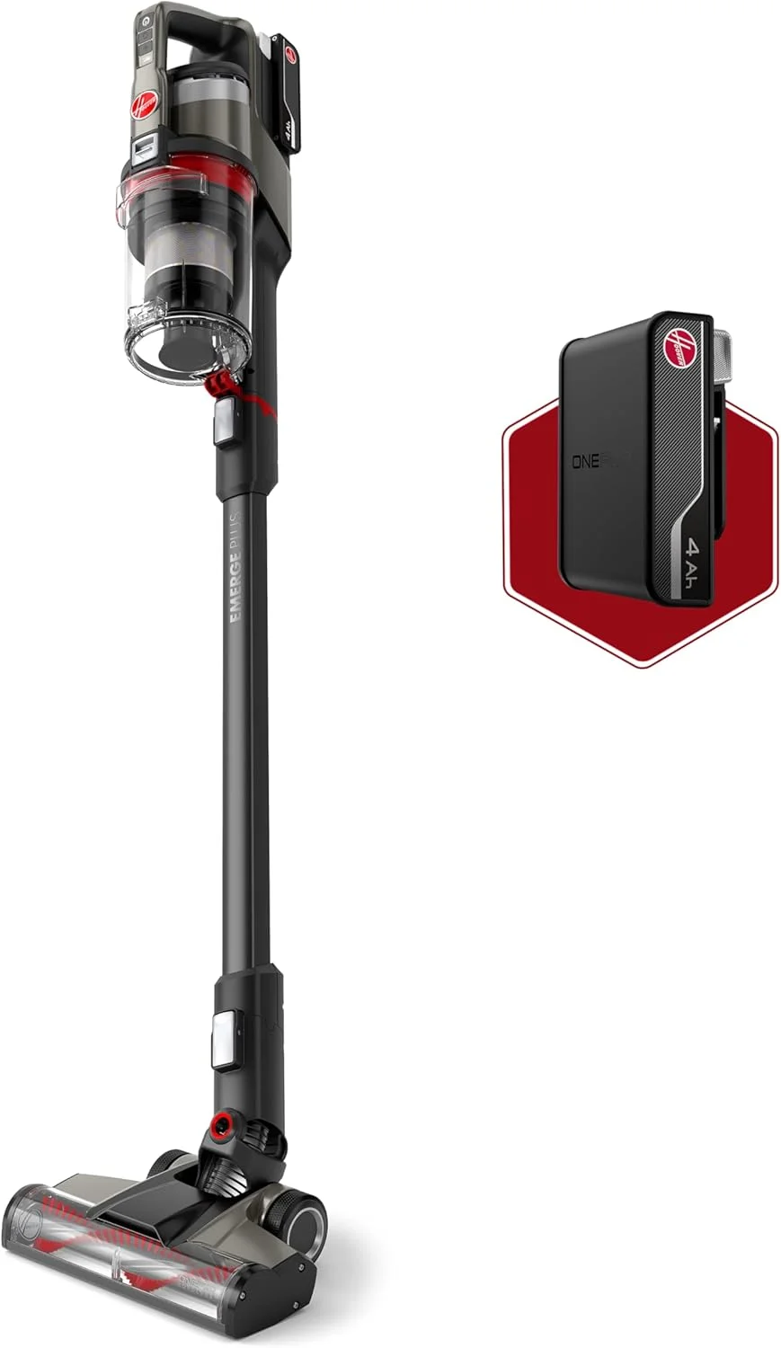 جاروبرقی خانگی قدرتمند بی سیم با 40 دقیقه زمان کارکرد، جاروبرقی دستی برای فرش، کف چوب سخت، موی حیوانات خانگی، جاروبرقی عصایی، مشکی - CLSV-VPMC