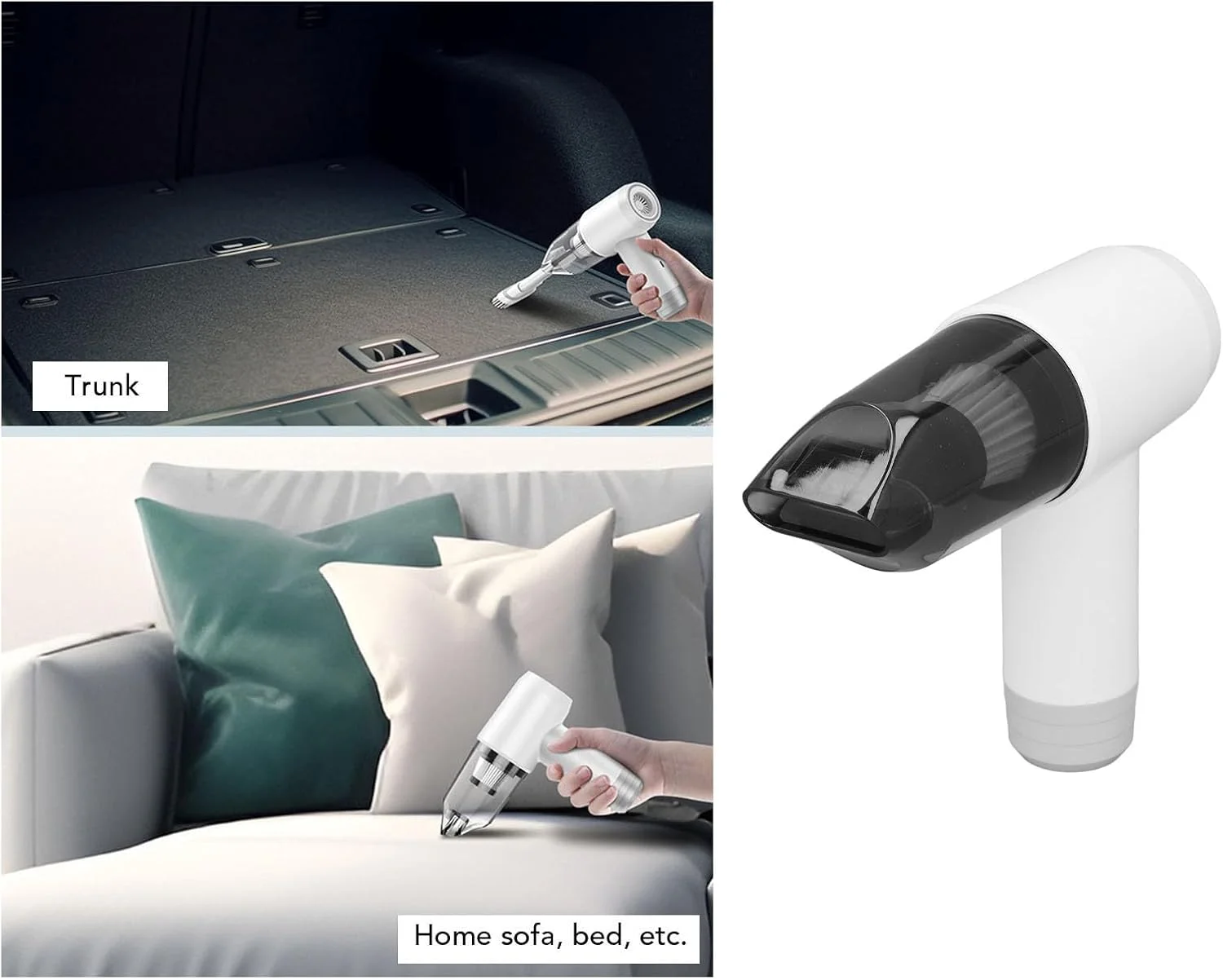 جاروبرقی کوچک قابل حمل Jiawu 6000PA برای خانه و استفاده از موتور پرسرعت