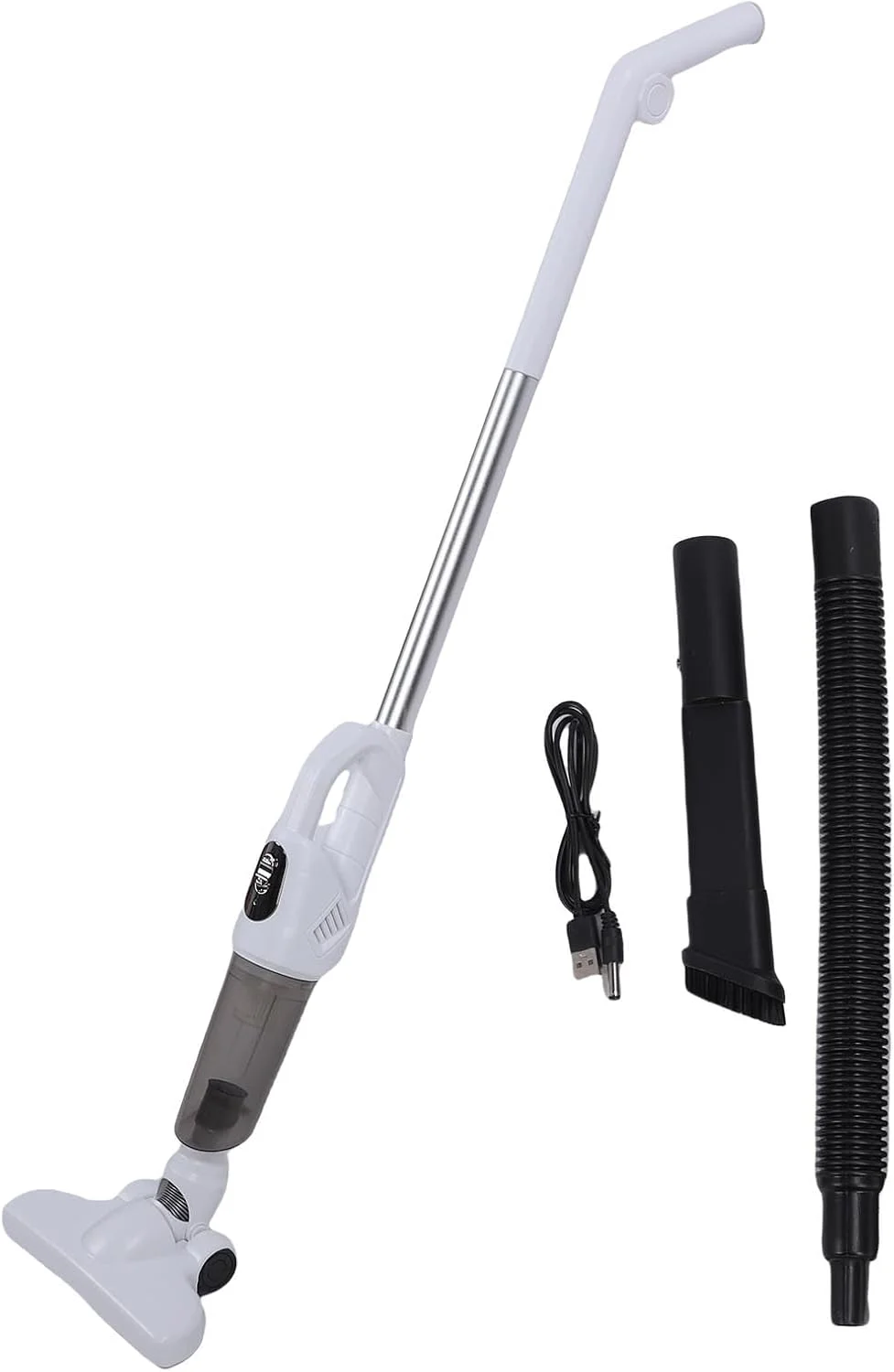 جاروبرقی شارژی جیاوو، جاروبرقی عصایی و دستی 2 در 1 با قدرت مکش 20000Pa و 30 دقیقه زمان کارکرد برای موی حیوانات خانگی، خانه و ماشین