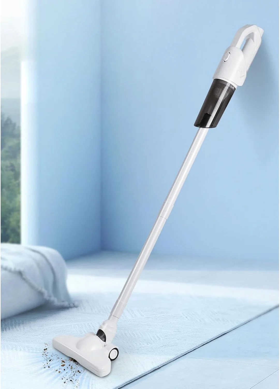 جاروبرقی عصایی چند منظوره Jectse با موتور قدرتمند 120 واتی، فیلتراسیون 4 مرحله ای، طراحی بدون سیم، مناسب برای کف سخت و فضای داخلی خودرو جاروبرقی عصایی چند منظوره Jectse با موتور قدرتمند 120 واتی، فیلتراسیون 4 مرحله ای، طراحی بدون سیم، مناسب برای کف سخت و فضای داخلی خودرو