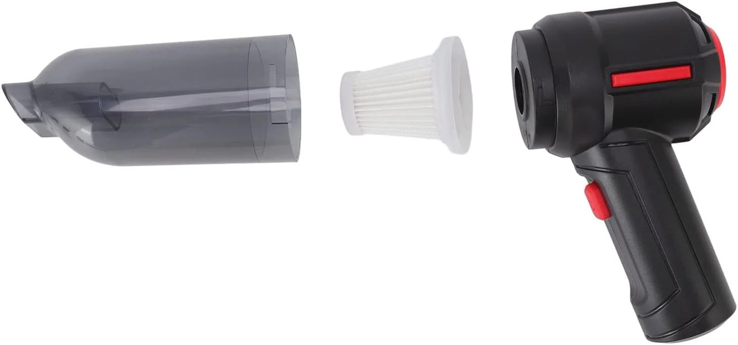 جاروبرقی شارژی کیکومی، جاروبرقی دستی، شارژ USB، مینی برای خانه، ماشین (مشکی)