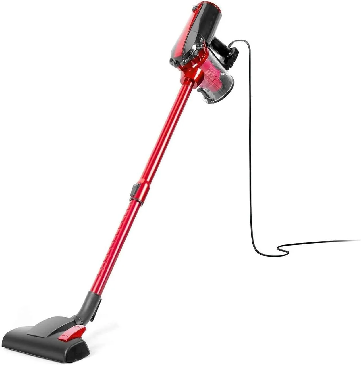 جاروبرقی خانگی، مکنده قوی 4 در 1، جاروبرقی عصایی برای کف سخت، فیلترهای HEPA، جاروبرقی قابل حمل (آبی تیره، EU)