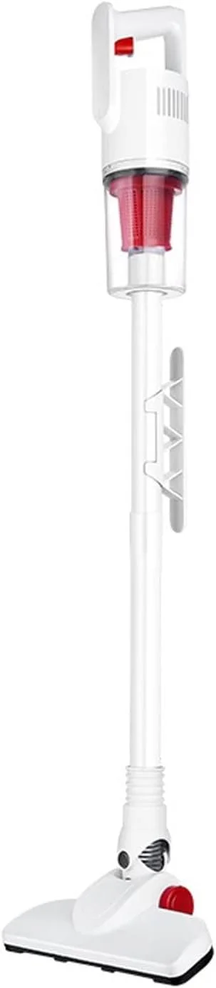 جاروبرقی های خانگی KRSIAXG، جاروبرقی عمودی بی سیم با فیلتر HEPA، دستگاه های خانگی تمیز کننده چند منظوره (سفید)