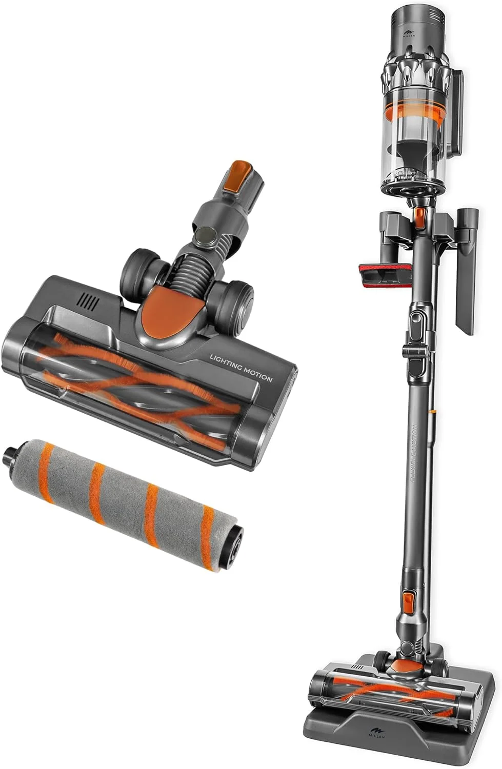 جاروبرقی عصایی شارژی MILLEN – قدرتمند، سبک و چند منظوره – MVCS7073