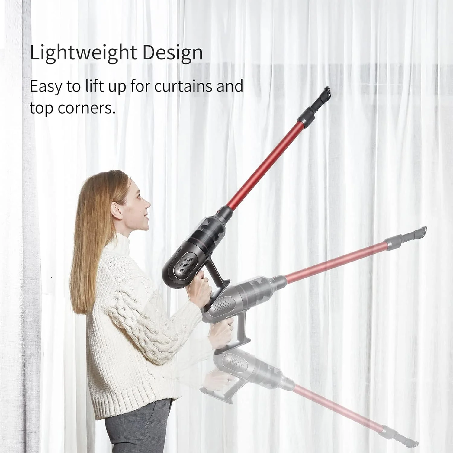 جاروبرقی های خانگی، جاروبرقی بی سیم، جاروبرقی برای فرش و کف با باتری قابل جابجایی، اپلیکیشن خانه هوشمند (EU)