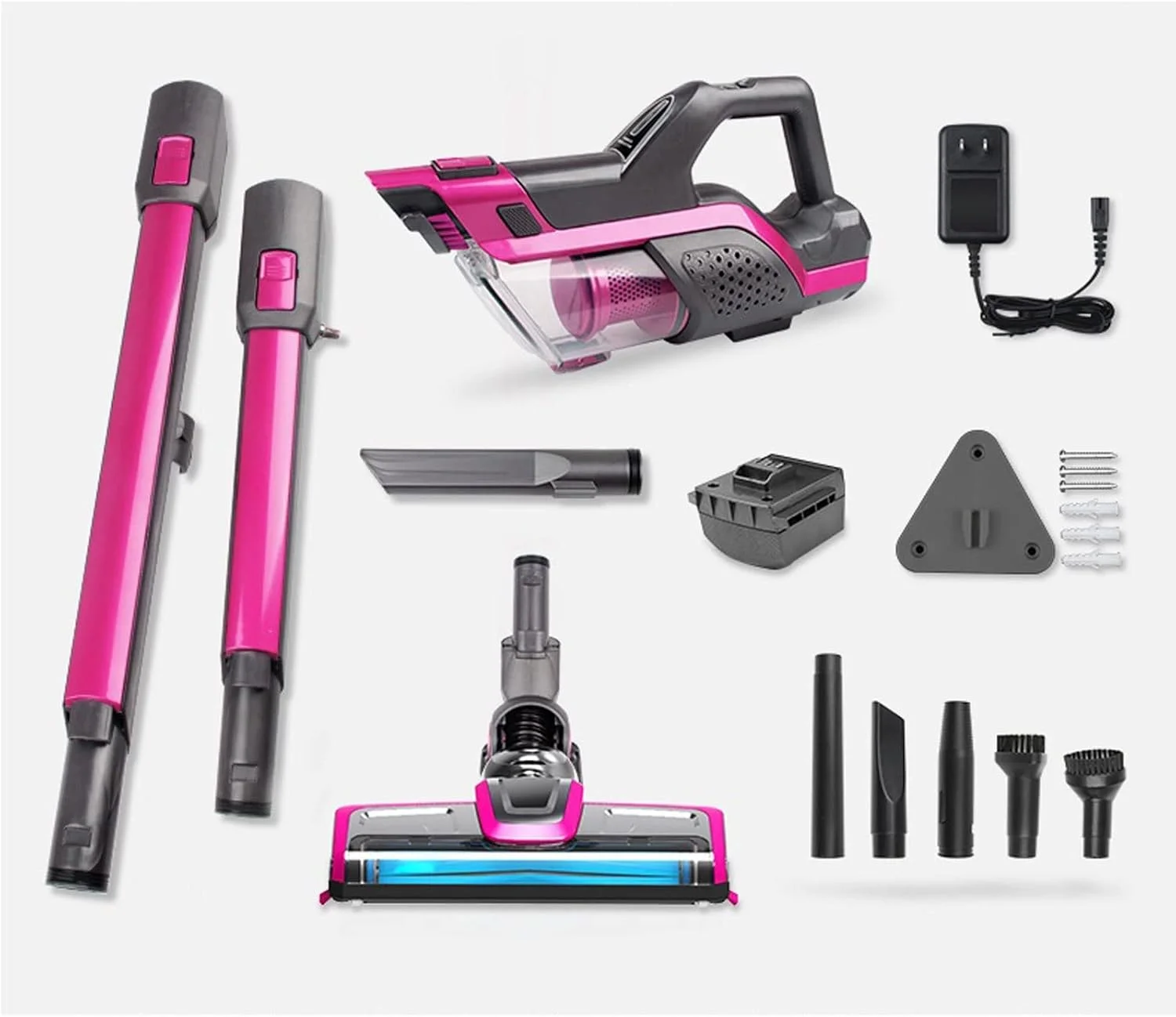 جاروبرقی قابل حمل بی سیم برقی Nyyldr برای منزل، 2200mAh، جاروبرقی شارژی پرقدرت قابل حمل، جاروبرقی بی سیم خودرو (UK)