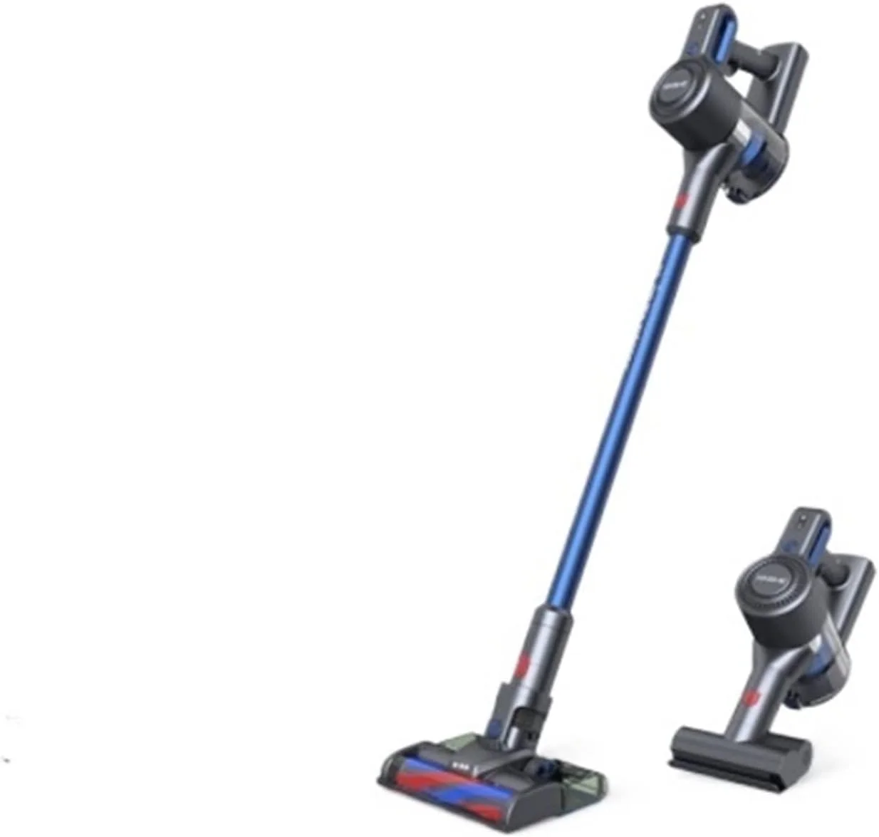 جاروبرقی خانگی Nyyldr، جاروبرقی سیم دار با مکش قدرتمند، موتور 600 واتی، جاروبرقی دستی عصایی برای موی حیوانات خانگی و فرش