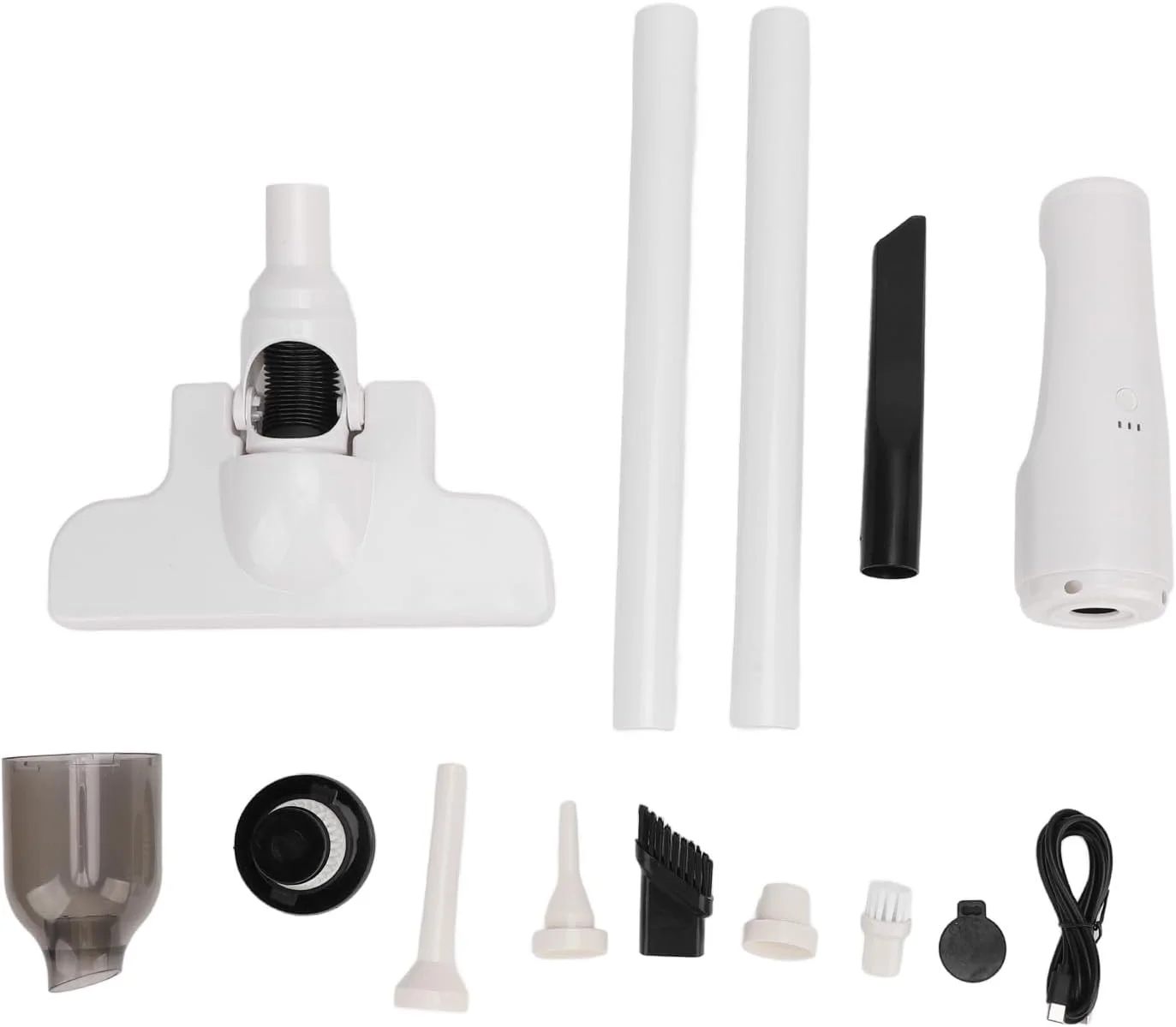 جاروبرقی عصایی شارژی قدرتمند 120 وات، سبک و قابل حمل برای تمیز کردن خانه و ماشین، ABS، وزن 885 گرم، مخزن گرد و غبار 200 میلی لیتر