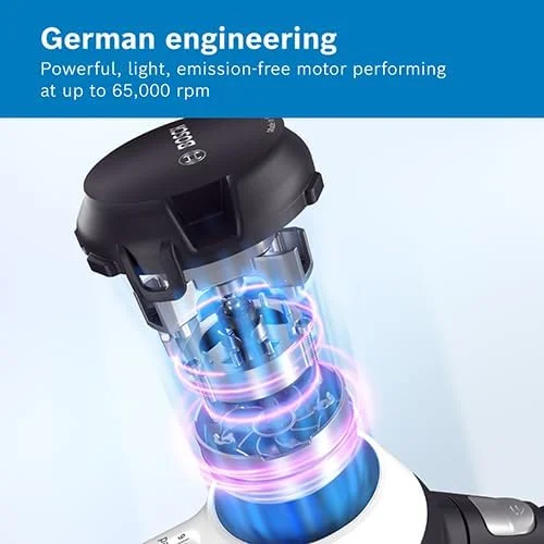 جاروبرقی عصایی شارژی بوش سری 6 مدل Unlimited سفید، BCS612GB