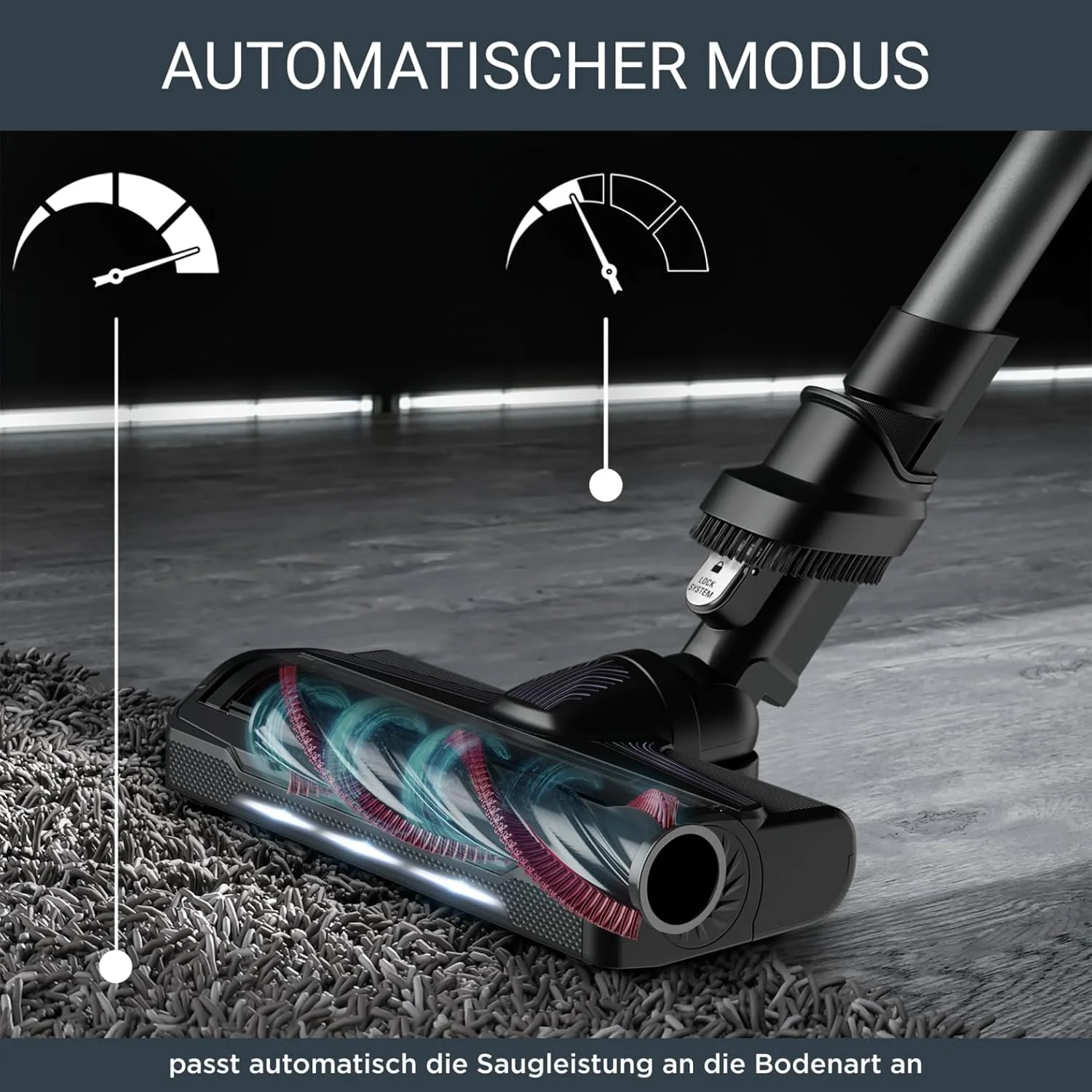 جاروبرقی عصایی بیسیم روونتا مدل RH2038 X-Force Flex 9.60 Allergy | قدرت مکش 100 وات هوا | باتری قابل جابجایی | تا 45 دقیقه زمان کارکرد | جمع و جور | مفصل انعطاف پذیر | نازل LED | بنفش/مشکی جاروبرقی عصایی بیسیم روونتا مدل RH2038 X-Force Flex 9.60 Allergy | قدرت مکش 100 وات هوا | باتری قابل جابجایی | تا 45 دقیقه زمان کارکرد | جمع و جور | مفصل انعطاف پذیر | نازل LED | بنفش/مشکی