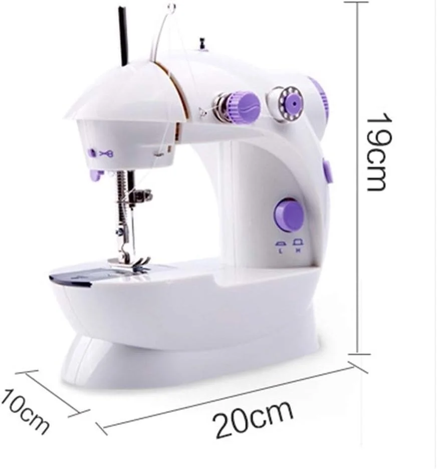 چرخ خیاطی چند منظوره خانگی TONGSH با کاربری آسان، سوزن نخ کن اتوماتیک و پدال پایی