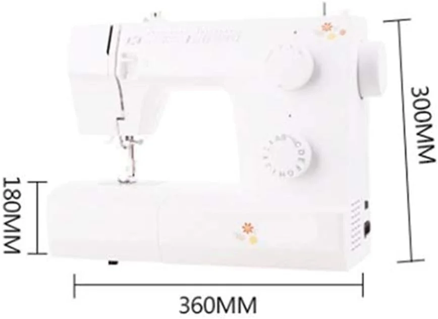 چرخ خیاطی قابل حمل و جمع و جور TONGSH با کاربری آسان، 20 مدل دوخت به همراه پدال پایی چرخ خیاطی قابل حمل و جمع و جور TONGSH با کاربری آسان، 20 مدل دوخت به همراه پدال پایی