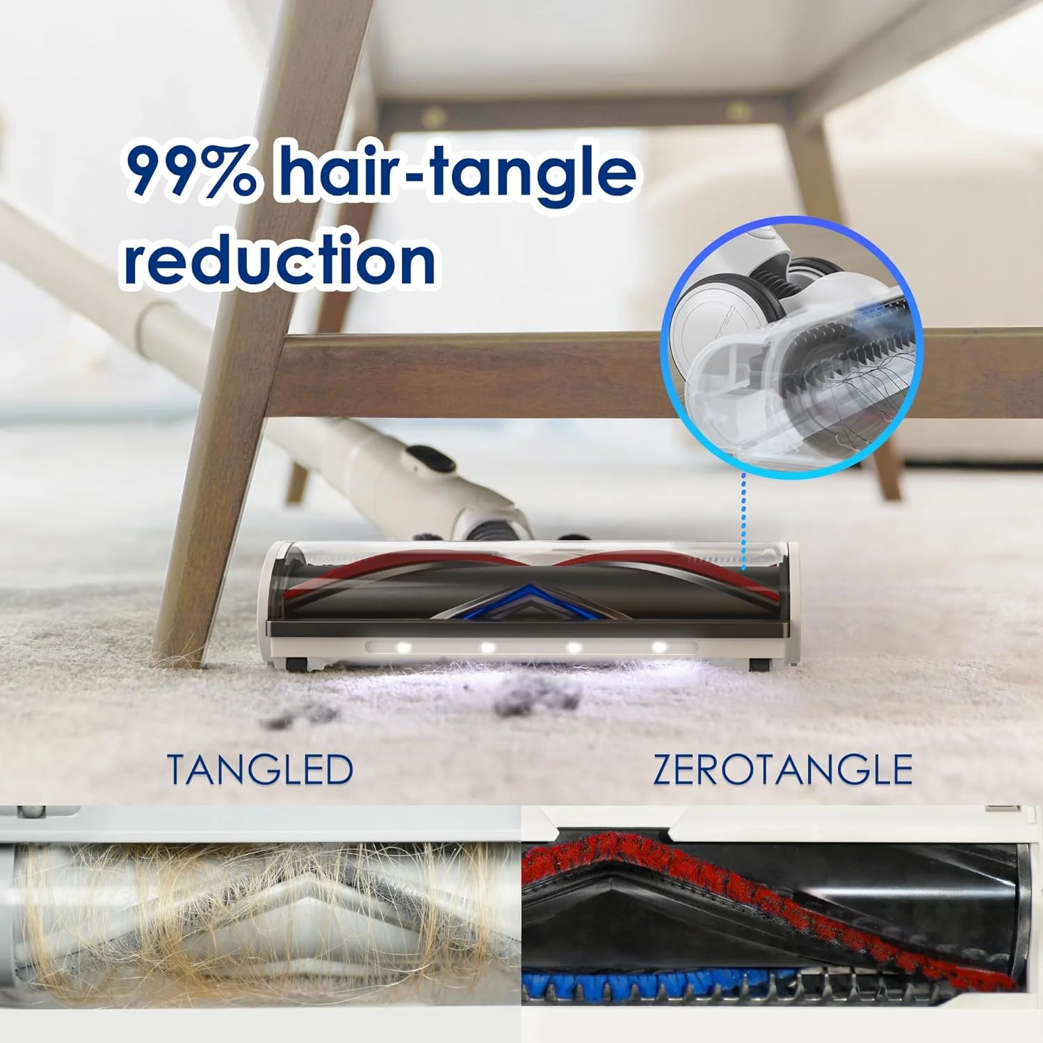 جاروبرقی عصایی شارژی Tineco Pure One S15 Pro با متعلقات متعدد و مکش قدرتمند 500 واتی، فناوری حسگر iLoop با صفحه نمایش iLoop، فوق العاده بی صدا و فناوری خود تمیز شونده