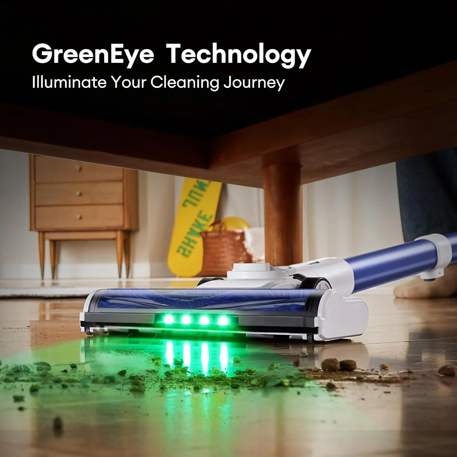 جاروبرقی عصایی شارژی اولتنیک، قدرت مکش 45KPa، توان 500 وات، حداکثر زمان کارکرد 40 دقیقه، طراحی ایستاده با مخزن 1.5 لیتری، مناسب برای خانه، موی حیوانات خانگی و سطوح سخت، مدل U10