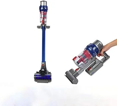 جاروبرقی دستی بی سیم UOKUGZ، برای فرش و کف سخت منزل، سبک وزن، قدرت مکش قوی، برس های برقی، جاروبرقی عصایی بی سیم.