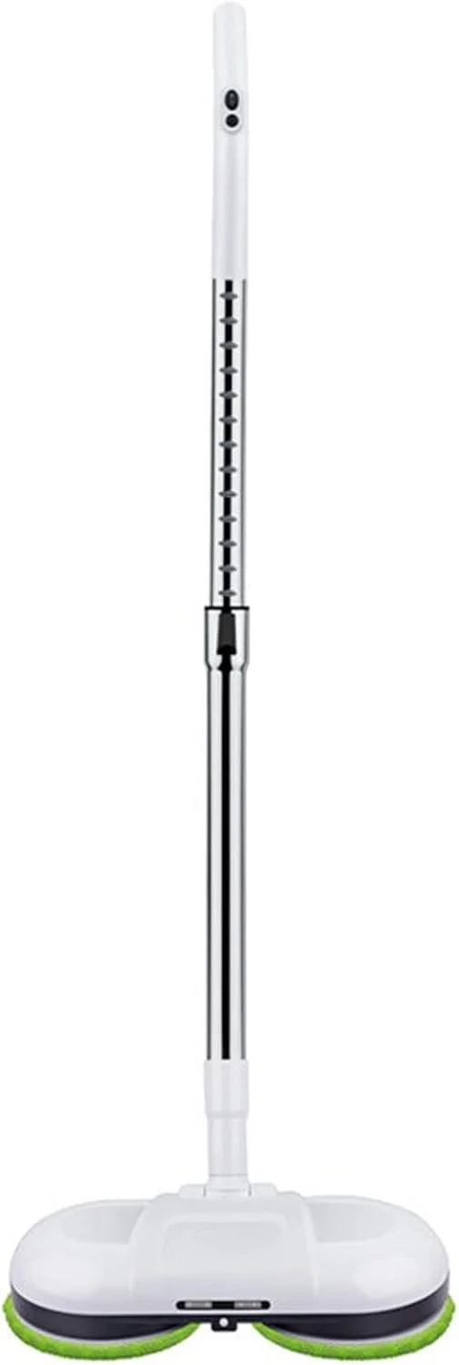 ربات تمیز کننده، تی کش برقی بی سیم هدیه با قابلیت پولیش، تمیز کردن خشک و مرطوب، اسپری آب، ضدعفونی کننده، چراغ ال ای دی (سفید، AU)