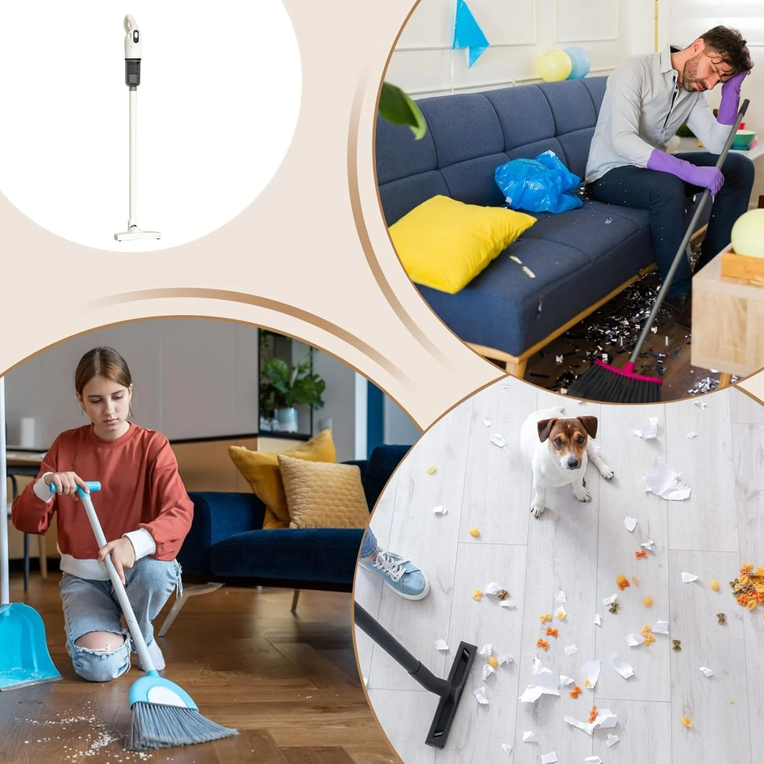 جاروبرقی های خانگی، جاروبرقی عصایی بی سیم دستی - ابزار مکش قوی برای گردگیری خانه، فرش، کف سخت، ماشین جاروبرقی های خانگی، جاروبرقی عصایی بی سیم دستی - ابزار مکش قوی برای گردگیری خانه، فرش، کف سخت، ماشین