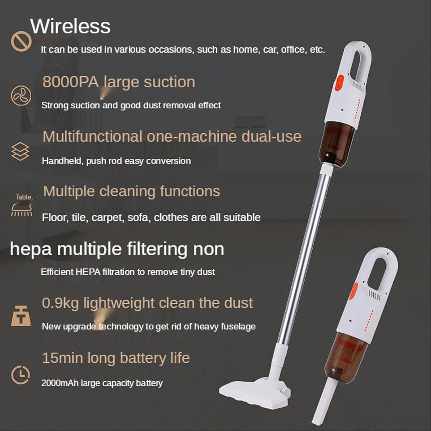 جاروبرقی دستی بی سیم جدید، جاروبرقی خودرو با قابلیت شارژ بی سیم جاروبرقی دستی بی سیم جدید، جاروبرقی خودرو با قابلیت شارژ بی سیم