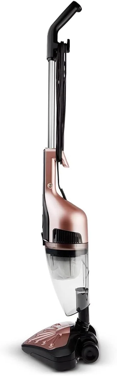 جاروبرقی دستی عمودی با فیلتر EPA، مخزن گرد و غبار 1 لیتری، لوازم خانگی مدرن با کیفیت (رزگلد) جاروبرقی دستی عمودی با فیلتر EPA، مخزن گرد و غبار 1 لیتری، لوازم خانگی مدرن با کیفیت (رزگلد)