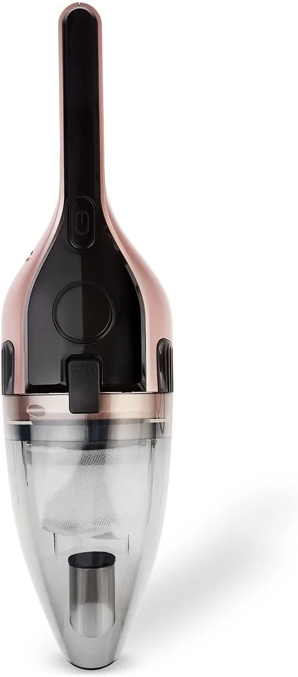 جاروبرقی دستی عمودی با فیلتر EPA، مخزن گرد و غبار 1 لیتری، لوازم خانگی مدرن با کیفیت (رزگلد) جاروبرقی دستی عمودی با فیلتر EPA، مخزن گرد و غبار 1 لیتری، لوازم خانگی مدرن با کیفیت (رزگلد)