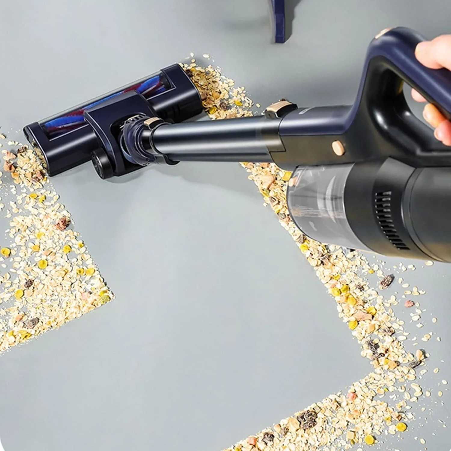 جاروبرقی عمودی بی سیم، شارژی، مناسب برای تمیز کردن منزل و خودرو، دارای دمنده هوا و قابلیت تمیز کردن خشک به همراه متعلقات جاروبرقی عمودی بی سیم، شارژی، مناسب برای تمیز کردن منزل و خودرو، دارای دمنده هوا و قابلیت تمیز کردن خشک به همراه متعلقات