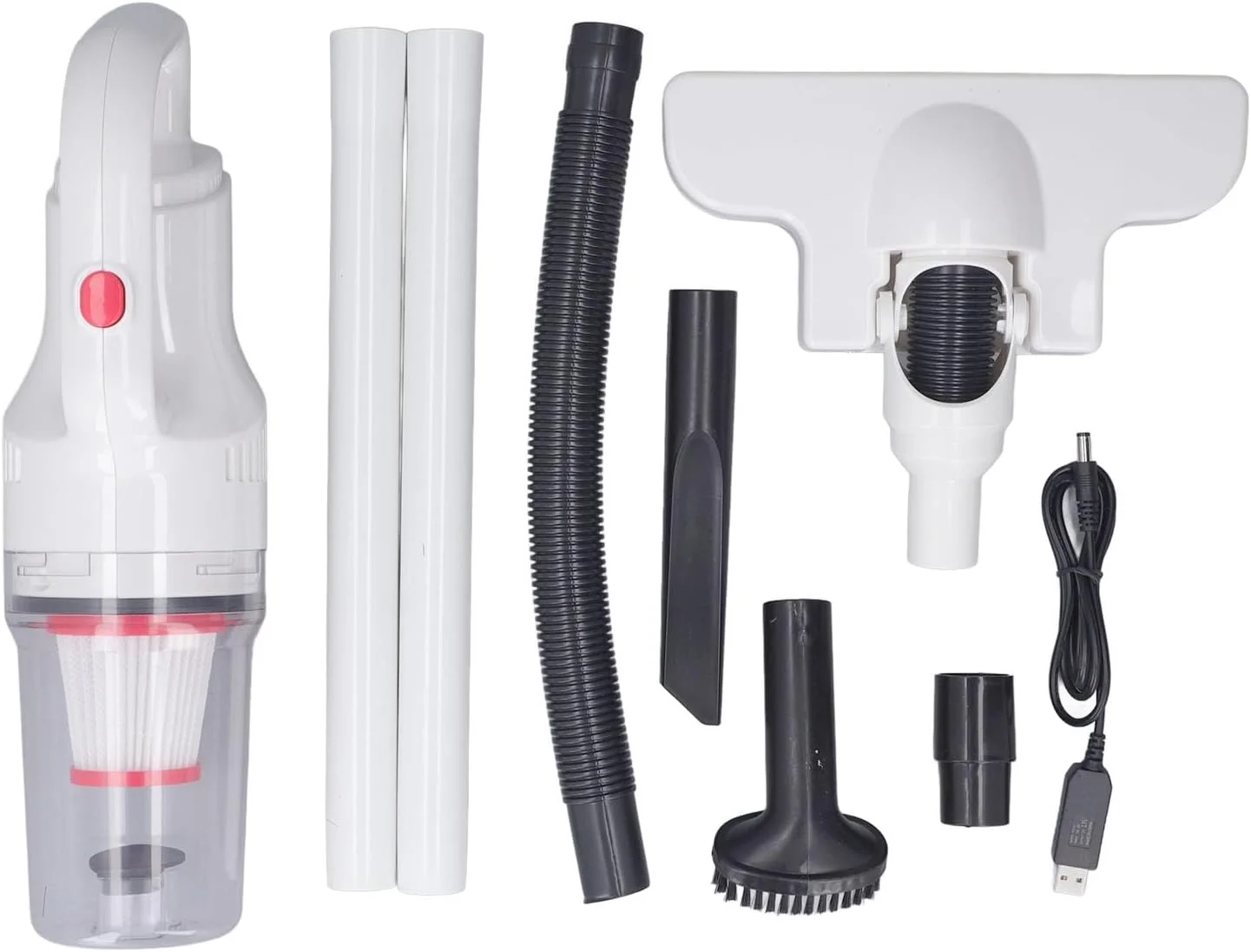 جاروبرقی شارژی 120 واتی با مکش قوی 12000 پاسکال، موتور 39800 دور در دقیقه، برس 360 درجه برای کف خانه و ماشین (سبک وزن 1470 گرم، قابل شارژ با USB C) جاروبرقی شارژی 120 واتی با مکش قوی 12000 پاسکال، موتور 39800 دور در دقیقه، برس 360 درجه برای کف خانه و ماشین (سبک وزن 1470 گرم، قابل شارژ با USB C)