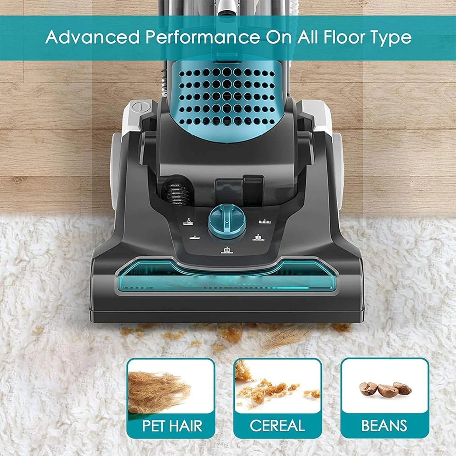 جاروبرقی ایستاده لوکس با لوله خرطومی بلند برای سطوح سخت جاروبرقی ایستاده لوکس با لوله خرطومی بلند برای سطوح سخت