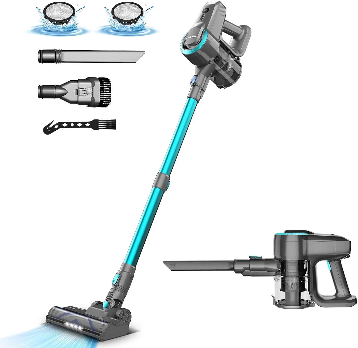 جاروبرقی شارژی، 25000Pa/175W/50Min، جاروبرقی بی سیم، برس ضد گره و ایستاده، جاروبرقی دستی فوق سبک، جاروبرقی شارژی دسته دار مناسب فرش جاروبرقی شارژی، 25000Pa/175W/50Min، جاروبرقی بی سیم، برس ضد گره و ایستاده، جاروبرقی دستی فوق سبک، جاروبرقی شارژی دسته دار مناسب فرش