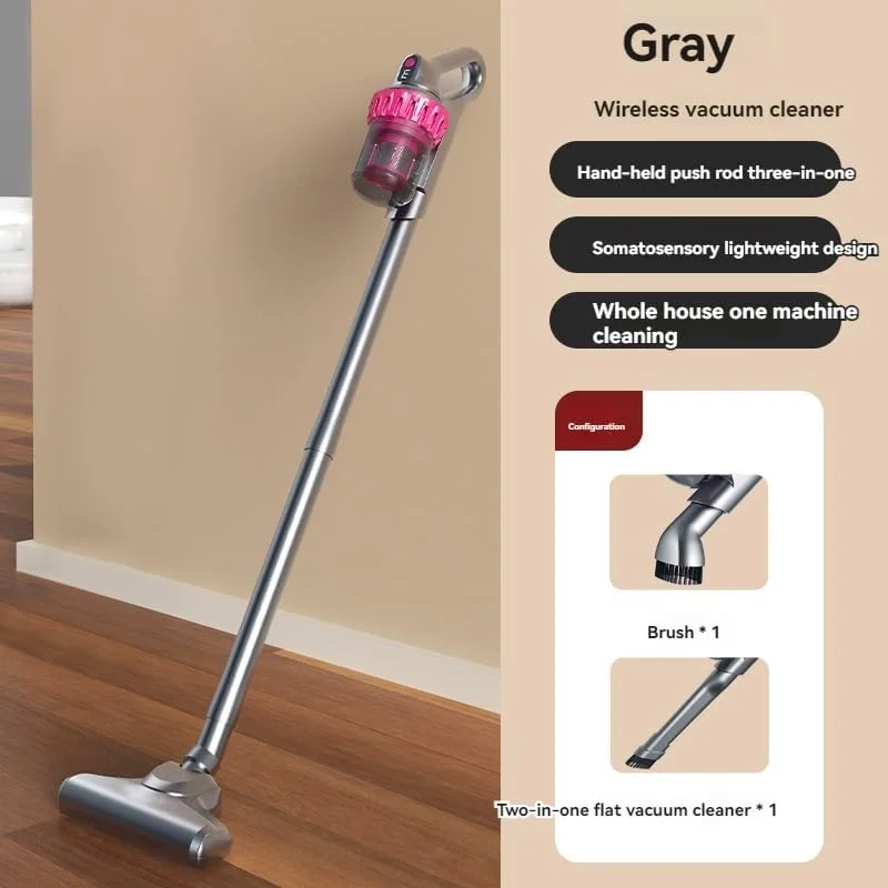 جاروبرقی کنه 4 در 1 بی سیم با 8000 ضربه در دقیقه، مکش 10000Pa، نور فرابنفش UV-C و صفحه نمایش LCD جاروبرقی کنه 4 در 1 بی سیم با 8000 ضربه در دقیقه، مکش 10000Pa، نور فرابنفش UV-C و صفحه نمایش LCD