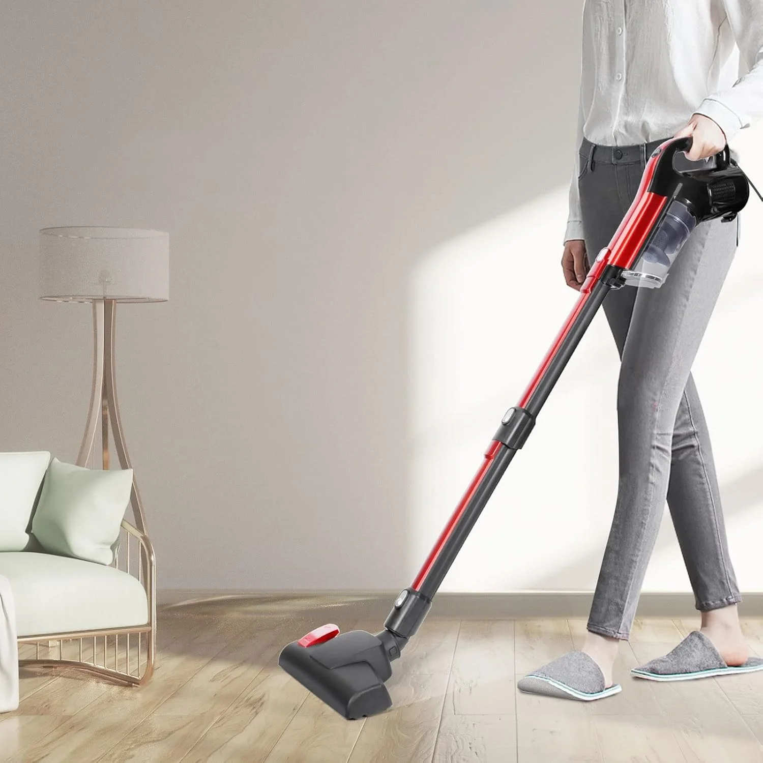 جاروبرقی خانگی سیمی 3 در 1 با فیلتر هپا، سبک و مناسب برای تمیز کردن کف خانه (US) جاروبرقی خانگی سیمی 3 در 1 با فیلتر هپا، سبک و مناسب برای تمیز کردن کف خانه (US)