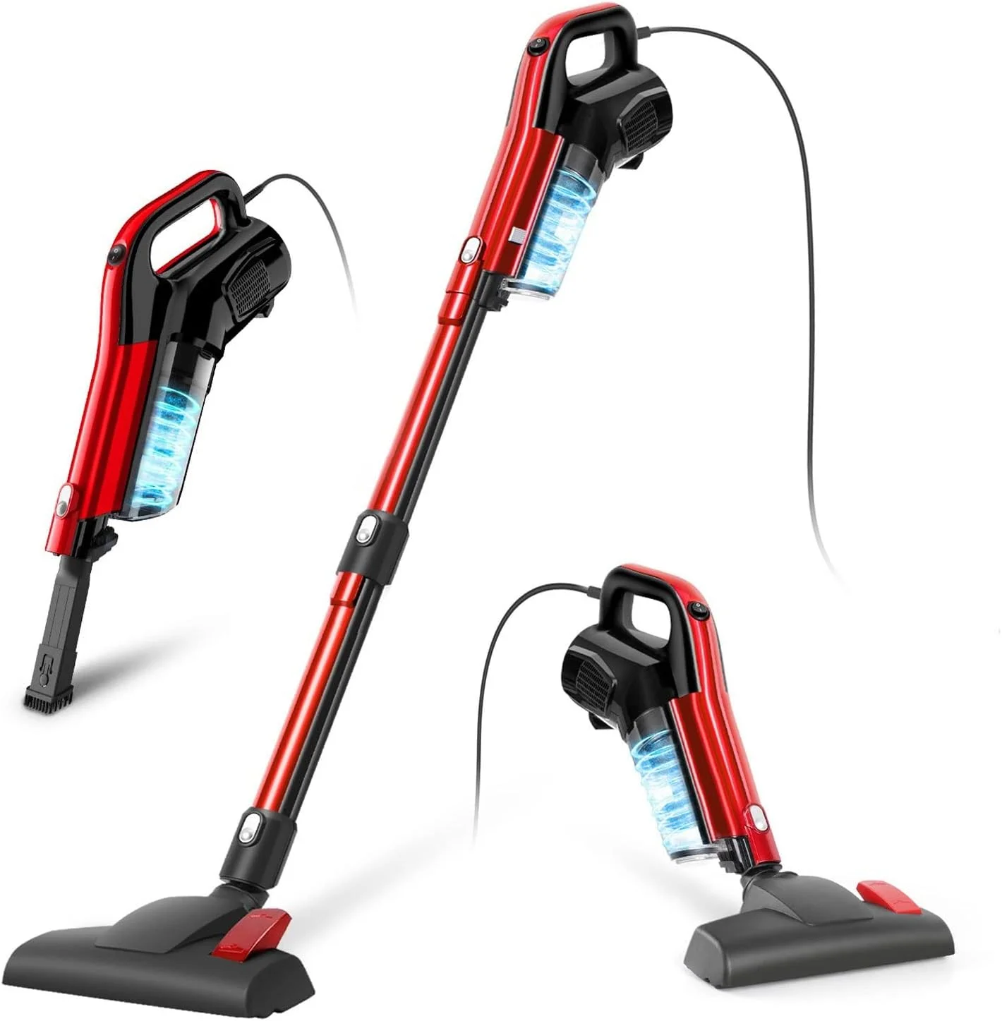 جاروبرقی خانگی سیمی 3 در 1 با فیلتر هپا، سبک و مناسب برای تمیز کردن کف خانه (US) جاروبرقی خانگی سیمی 3 در 1 با فیلتر هپا، سبک و مناسب برای تمیز کردن کف خانه (US)