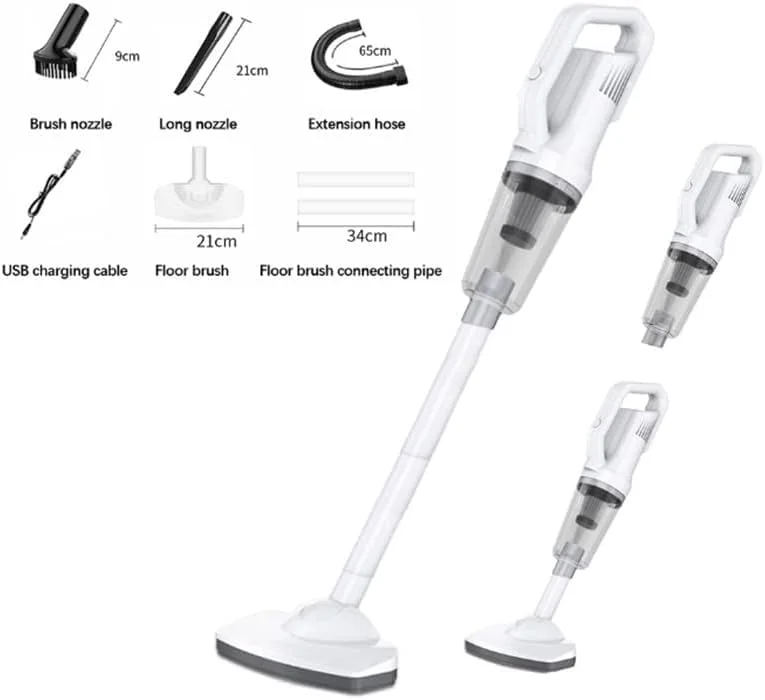 جاروبرقی عصایی شارژی ورلدترونیکس با چراغ LED - سبک وزن، مناسب برای کف سخت، فرش، موی حیوانات خانگی، ماشین، خانه، نگهداری آسان، فیلتر قابل شستشو جاروبرقی عصایی شارژی ورلدترونیکس با چراغ LED - سبک وزن، مناسب برای کف سخت، فرش، موی حیوانات خانگی، ماشین، خانه، نگهداری آسان، فیلتر قابل شستشو